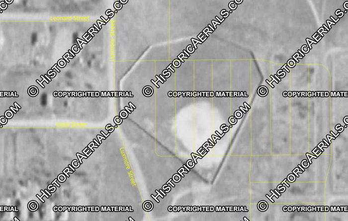 Ironwood Drive-In Theatre - 1952 Aerial Photo